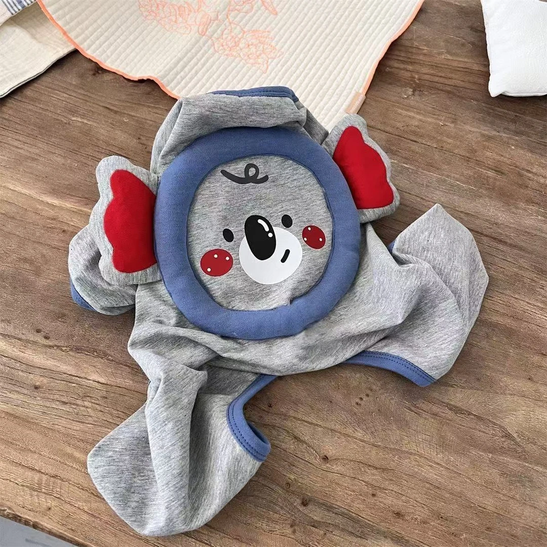 宠物衣服春秋款可爱立体考拉狗狗四脚衣小型犬防着凉泰迪比熊博美