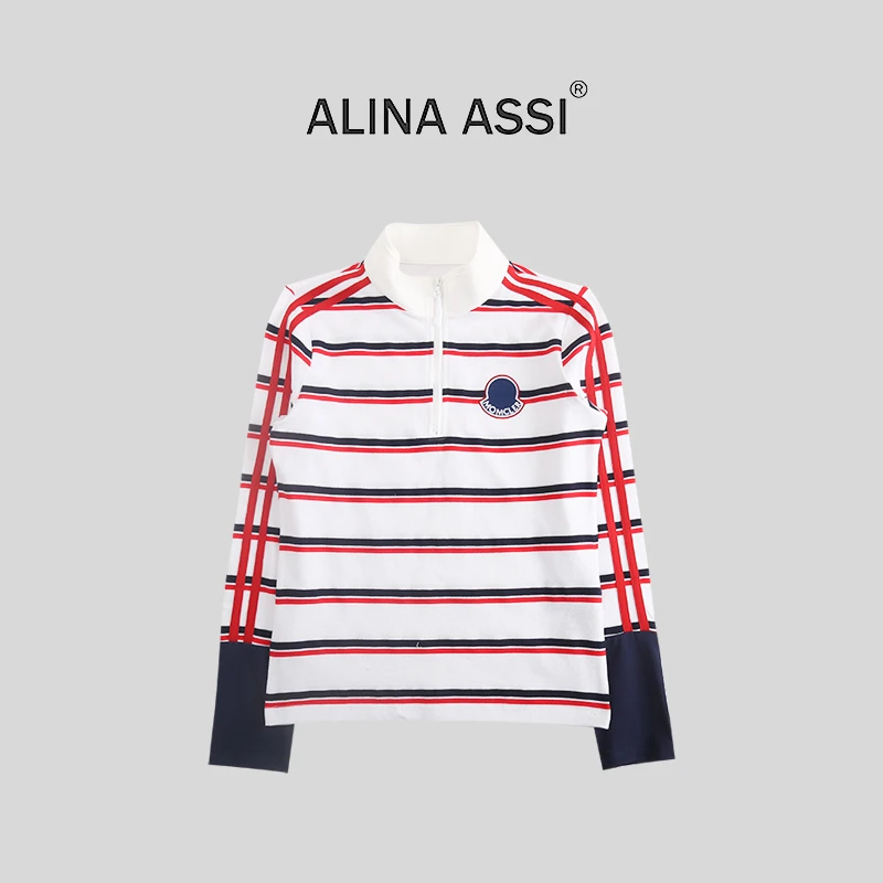 【糯米姐】2025冬季新款显瘦T恤休闲长袖上衣W0761