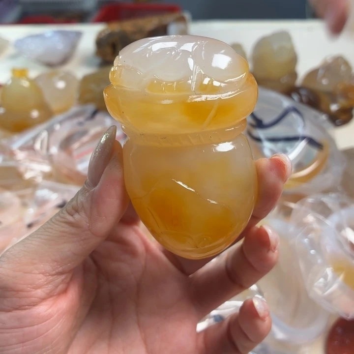 玛瑙/玉髓未镶嵌吊坠(不含链)
