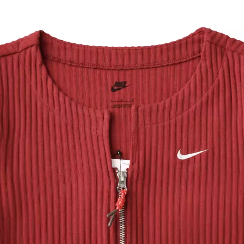 Nike/耐克女款AS W NSW NK CHLL KNT RIB FZ毛线开衫HV8459-677