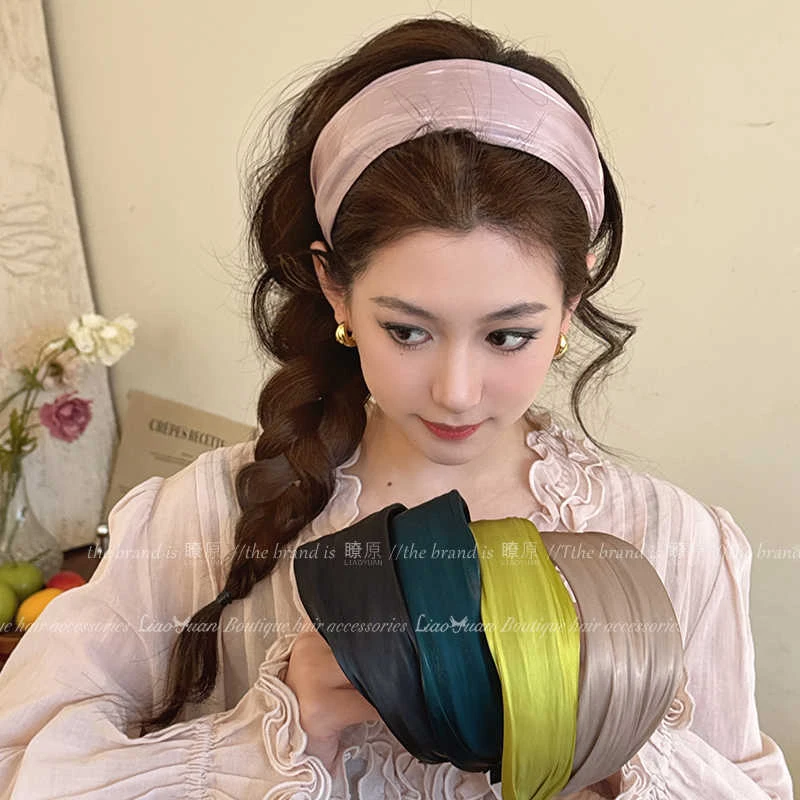 复古精致宽边发箍女高级感气质头箍2025新款显脸小发饰