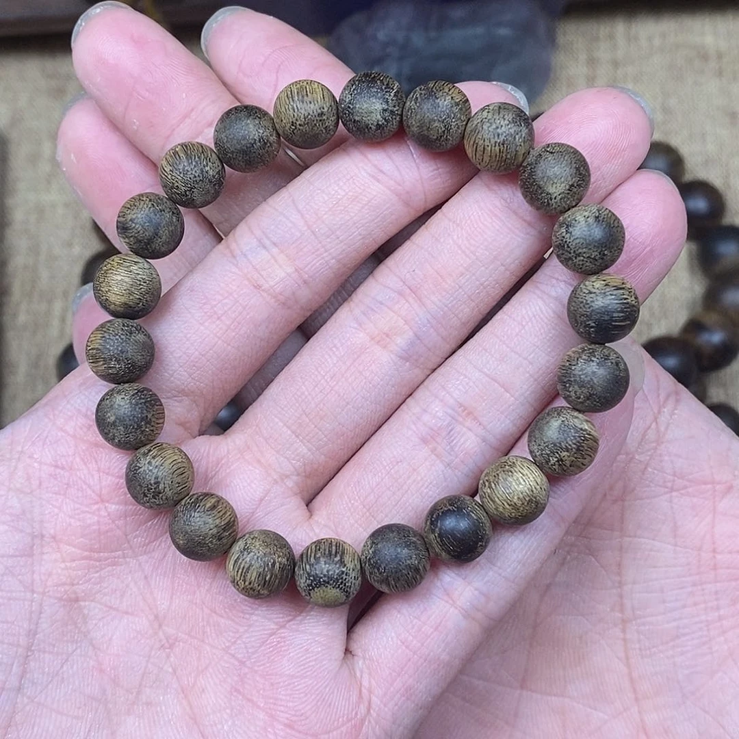 沉香手串越南芽庄紫棋楠