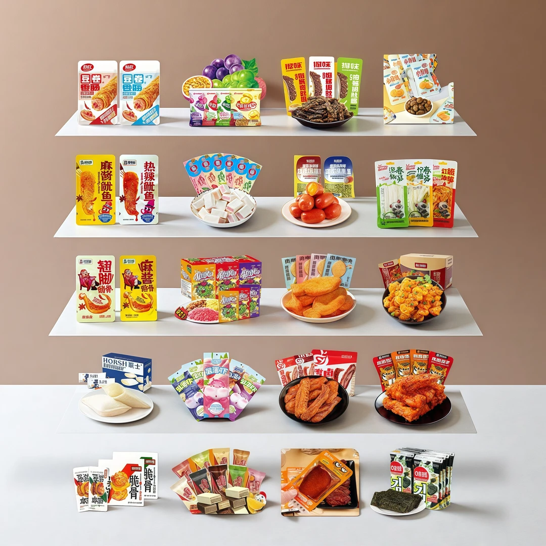 网红零食大礼包整箱组合装可充饥当夜宵解馋肉类小吃送女友