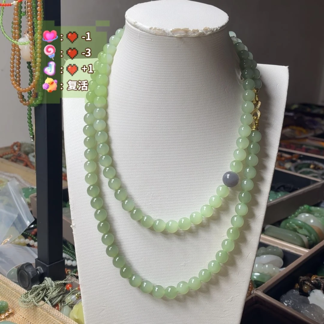 和田玉未镶嵌颈饰高冰精品