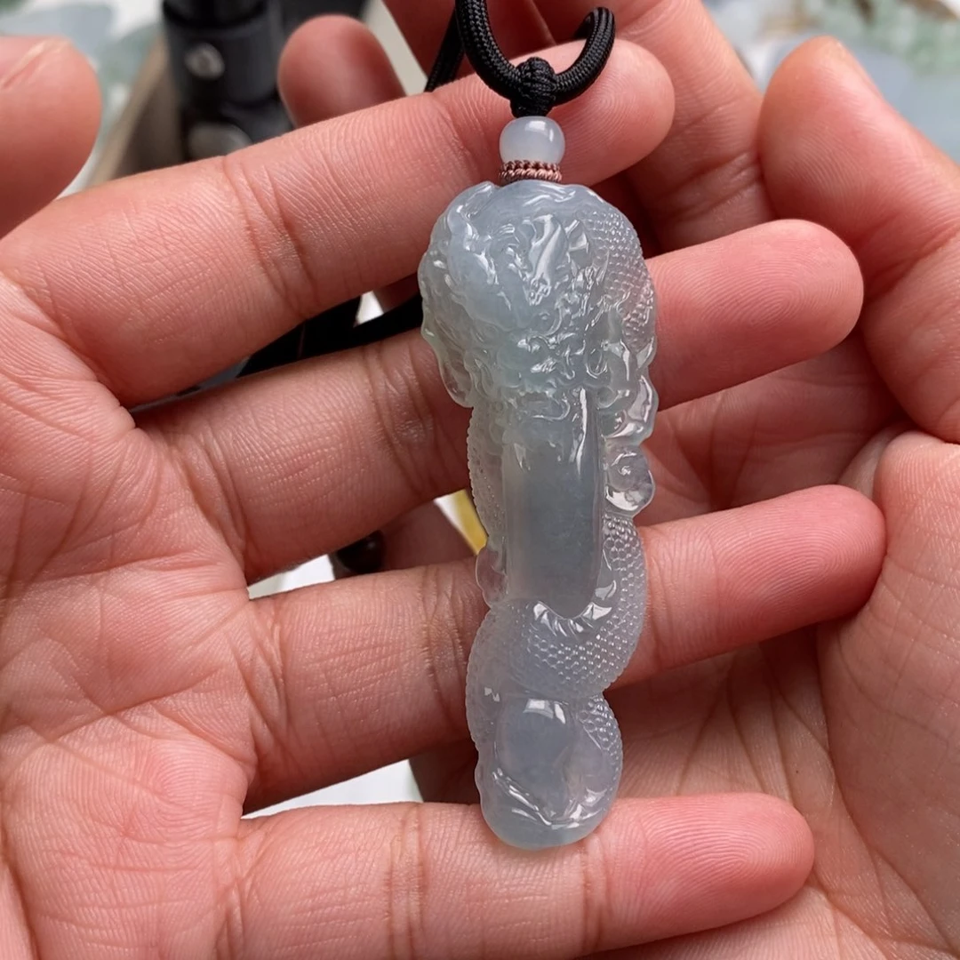 翡翠颈饰未镶嵌啟*?天然缅甸翡翠a货