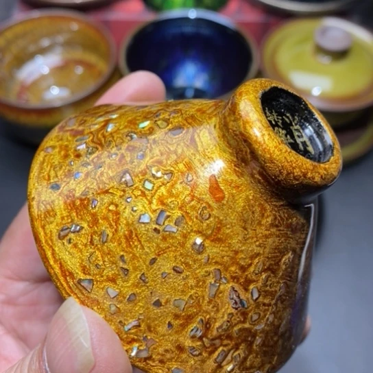 茶盏建盏主人杯茶壶盖碗品茗杯022