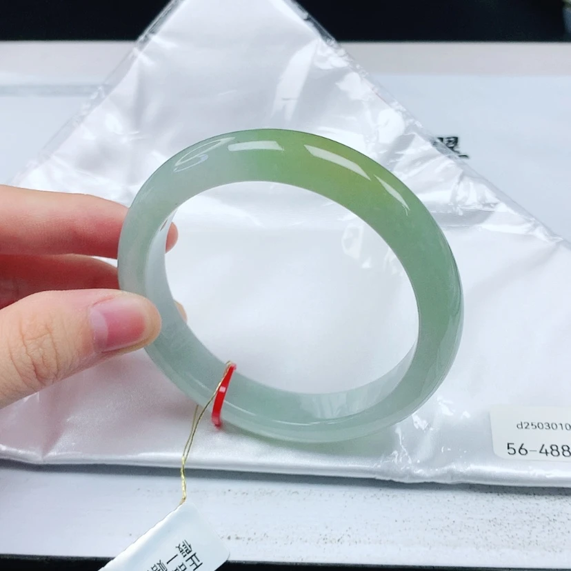 【闪购商品】翡翠手镯未镶嵌缅甸天然a货手镯56