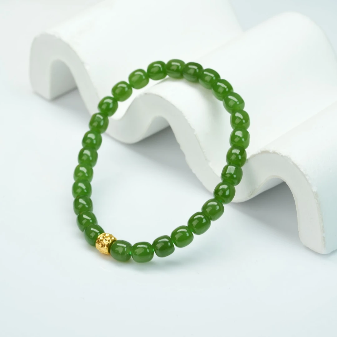 【小北好物】和田玉单圈手串约5*5mm【多样性发一件】2QH260X12