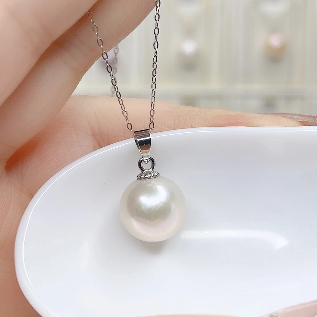 合金淡水珍珠吊坠(赠链)