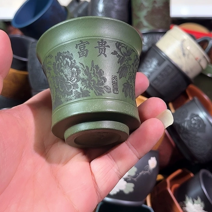 茶杯紫砂全手工紫砂主人杯