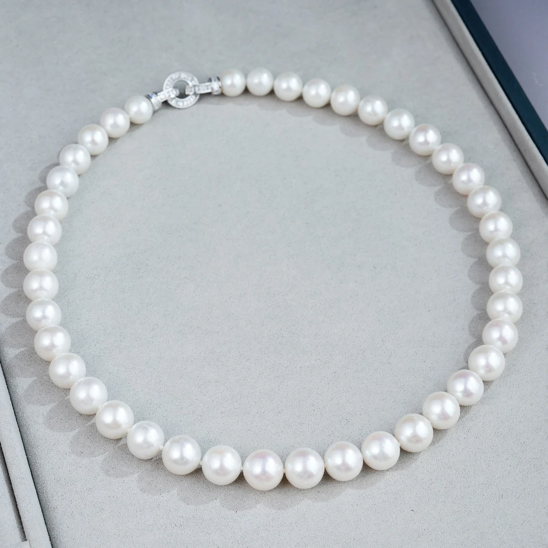 （清姐专属）9-10mm QYG79 银925天然淡水珍珠项链45cm