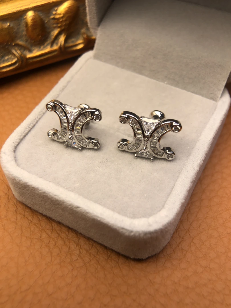 铜合金耳饰 A8359 FR★【巴黎之恋】耳钉