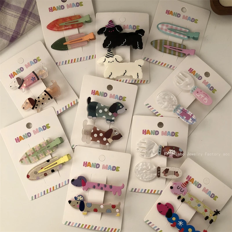 福利【拍1发5】一板两个小发夹，共发10个小发夹~