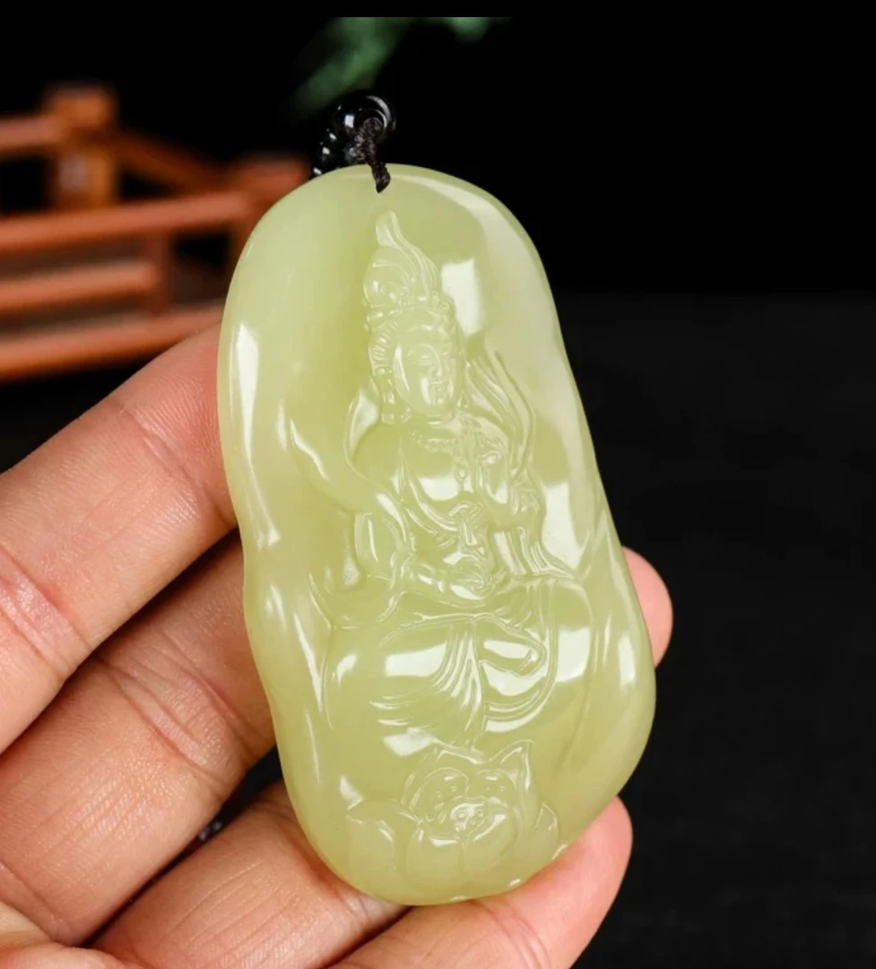 粉丝专享新疆山料男士随形大观音油润