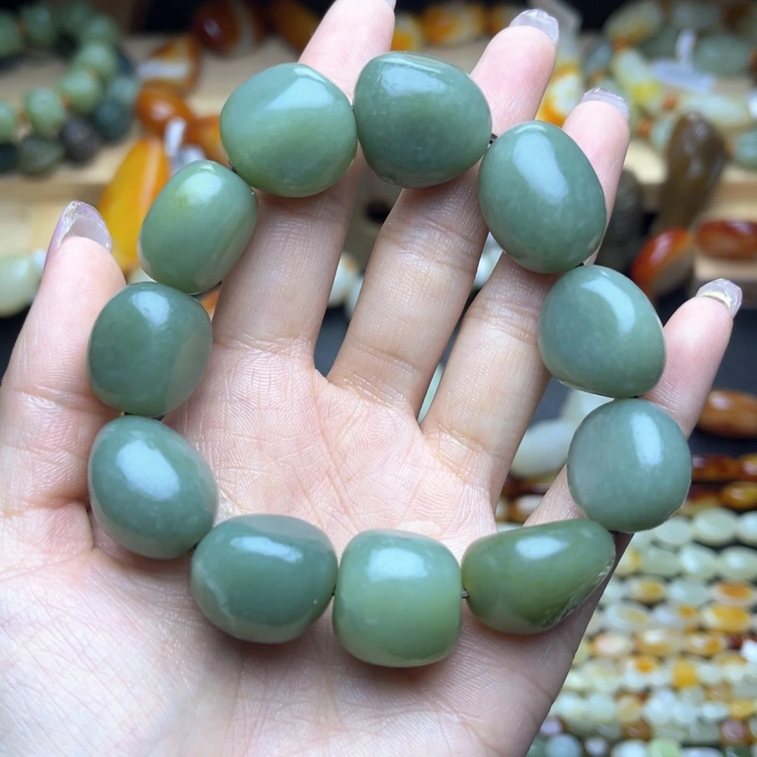 和田玉未镶嵌手链