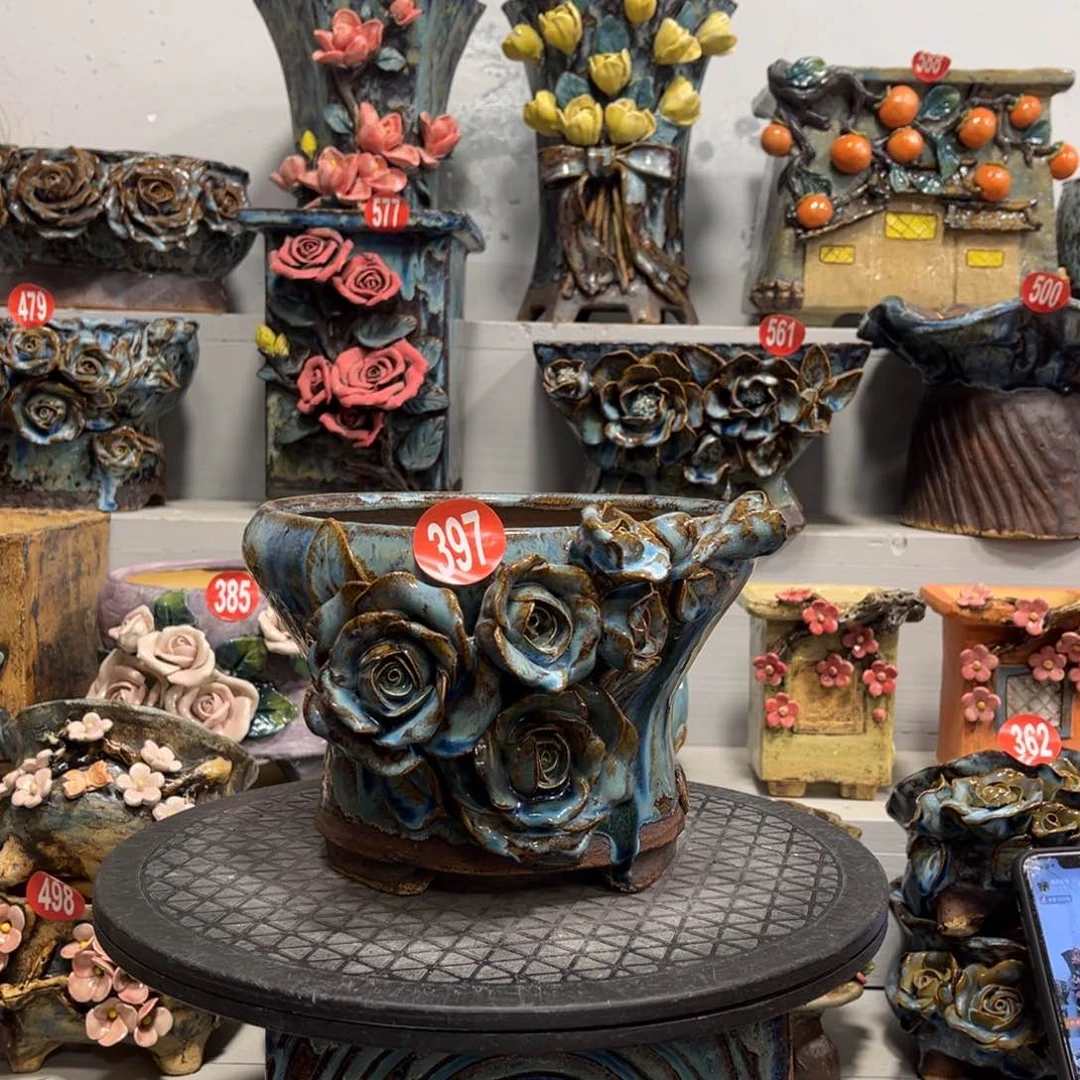 微瑕397 号陶然花盆厂家直销