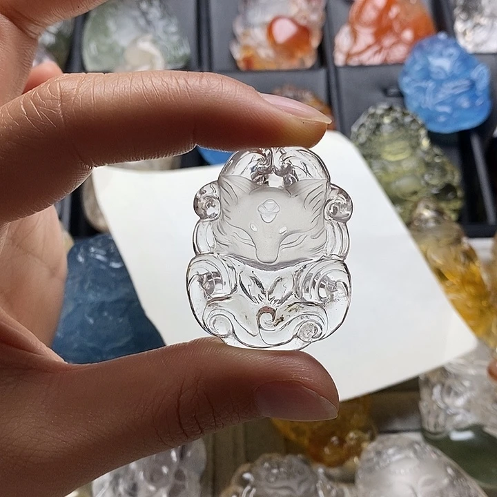 颈饰未镶嵌水晶水晶吊坠