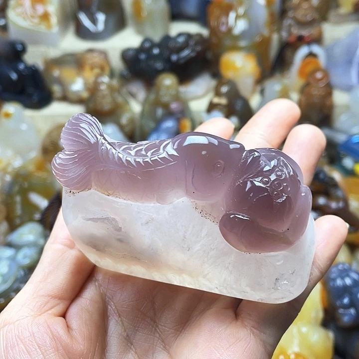 玛瑙/玉髓未镶嵌饰品不**风