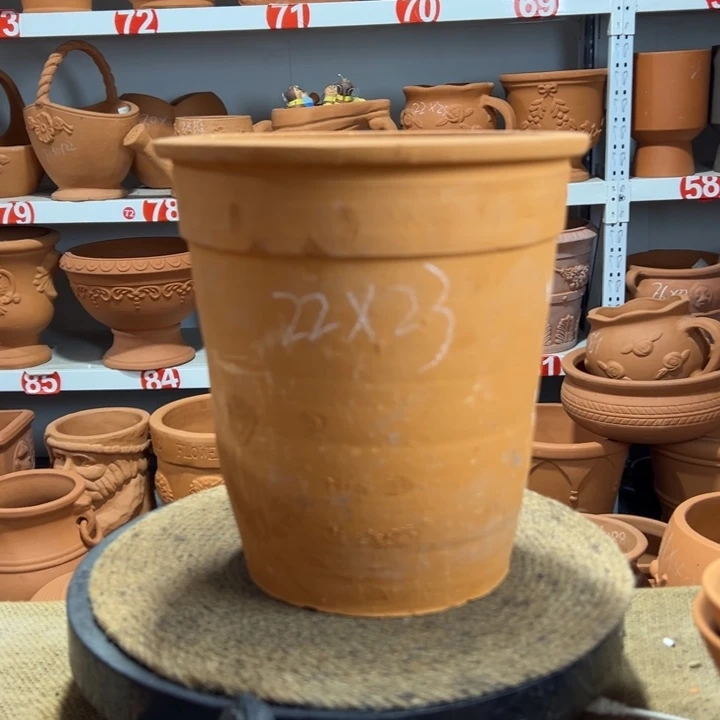 22×23 手工拉胚粗陶
