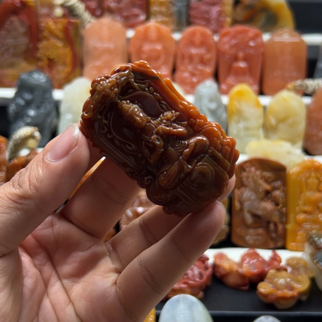 石英质玉（黄龙玉）黄龙玉未镶嵌用****8