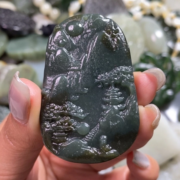 和田玉颈饰未镶嵌