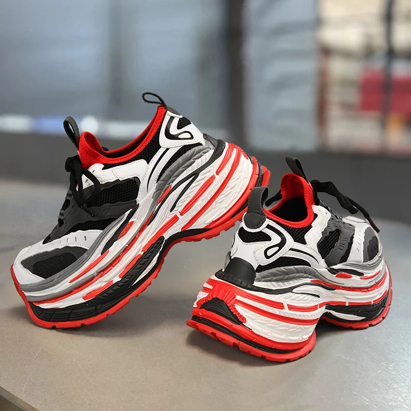 老爹鞋男款女炸街复古巴黎16XL矮子乐运动鞋厚底增高坦克轮胎鞋潮