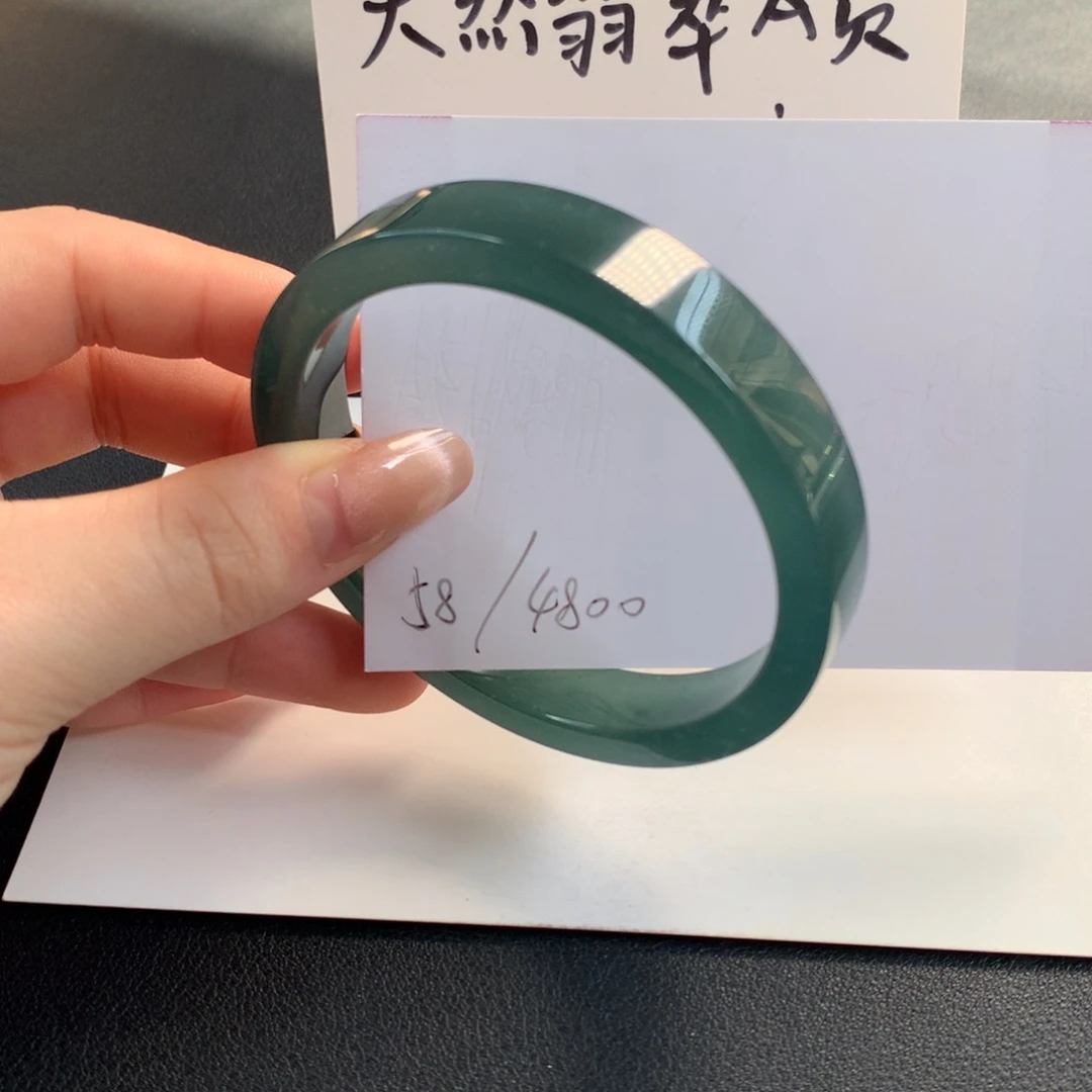 翡翠未镶嵌手镯天然翡翠