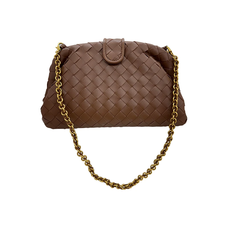 【依琳定制】女士潮流时尚经典气质手拎单肩包 JJ-6449-焦糖