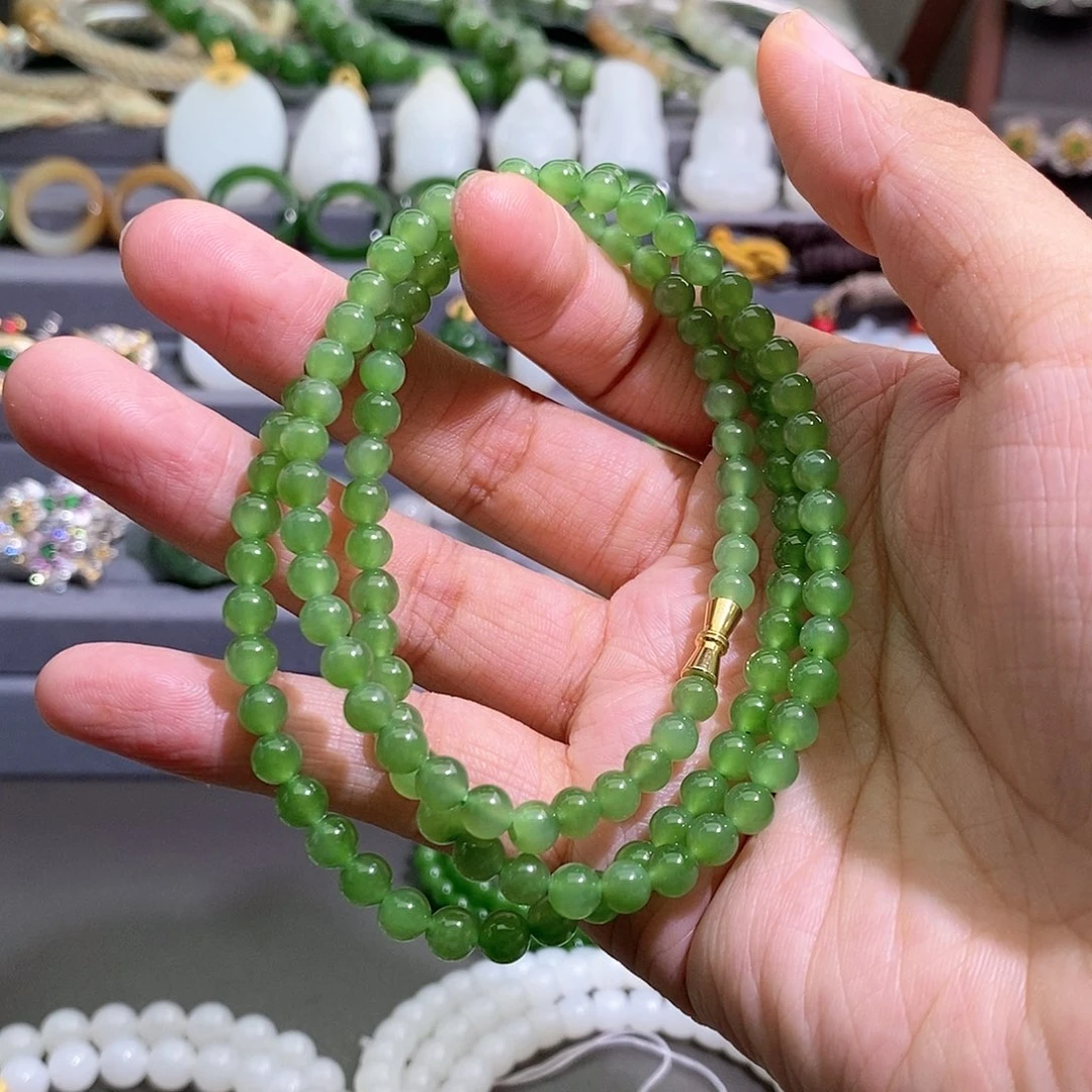 和田玉未镶嵌颈饰和田玉项链未镶嵌多样化发一