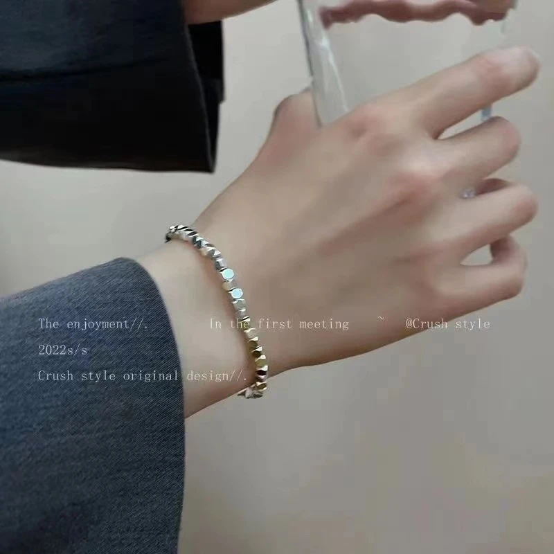 足银银制品 足银999.9手链 碎银几两手链（25615）