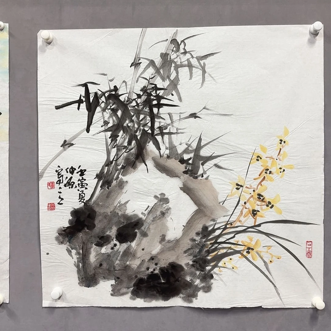 国画亲笔手绘放心去藏