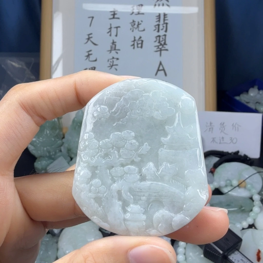 翡翠未镶嵌颈饰翡翠