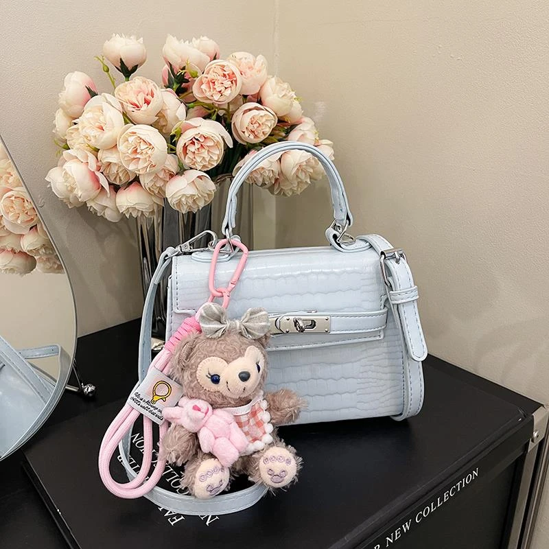 高级感洋气小巧手提包包女2025新款单肩斜挎包休闲凯莉包mini百搭