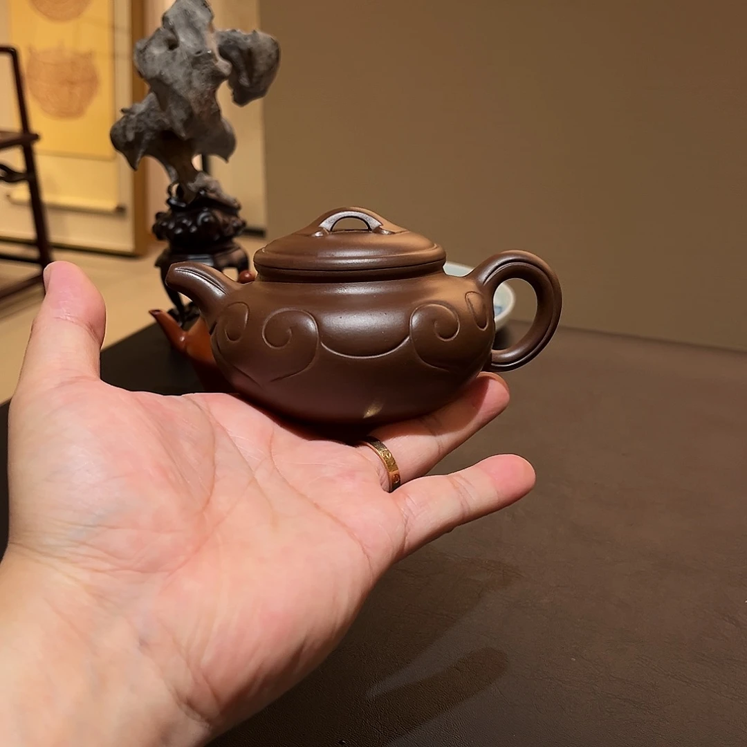 【闪购商品】紫泥茶壶清**月紫砂壶11111111111