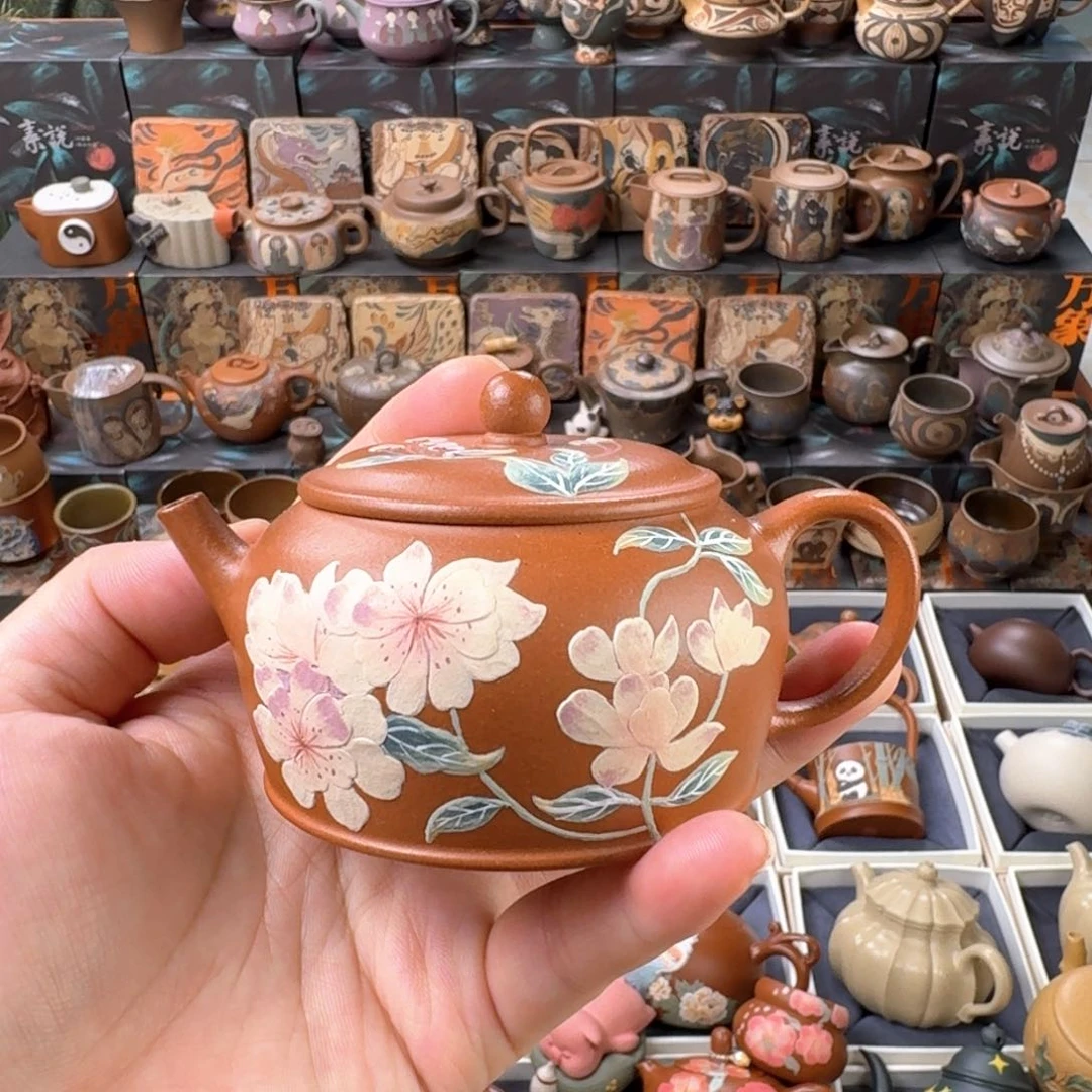 茶壶紫砂150cc原矿精工半手