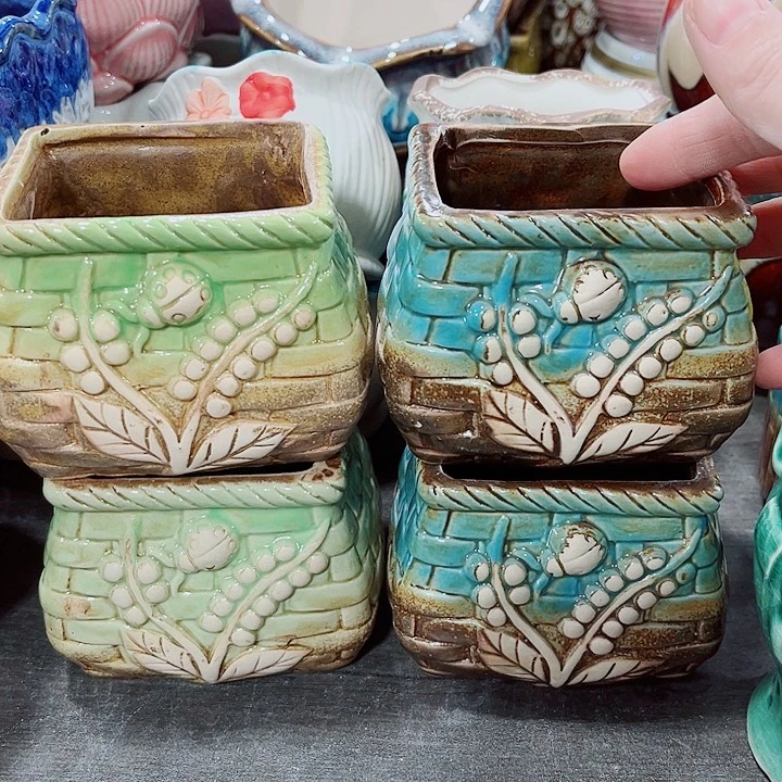 多肉陶瓷花盆满10元包邮