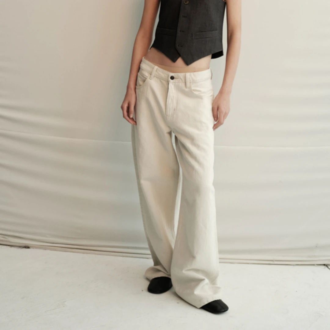 DUIDAO设计师品牌水洗宽松廓形牛仔裤休闲女 DSC买手店 DY5D07020
