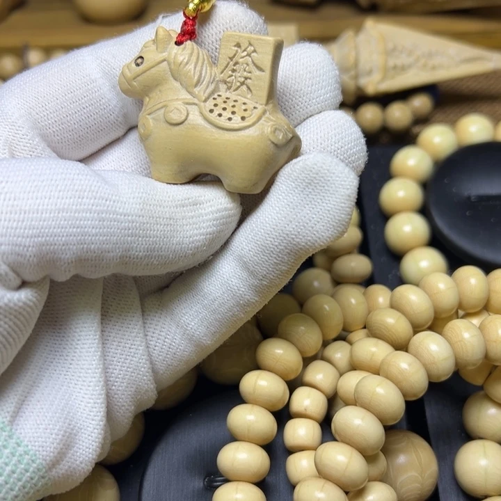 木质类五台山六道木雕刻马上有米