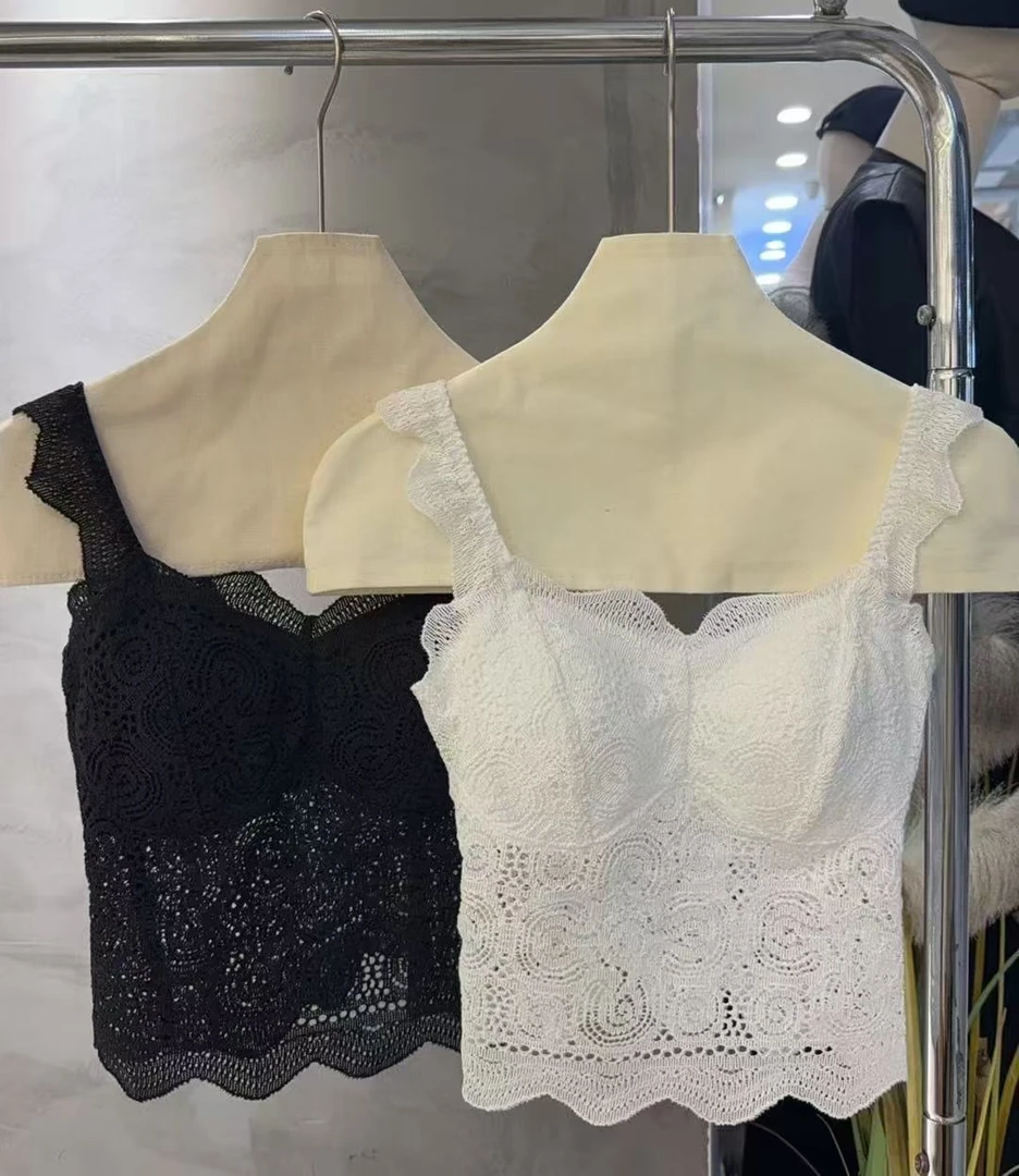 蕾丝美背吊带背心法式性感内搭外穿百搭打底