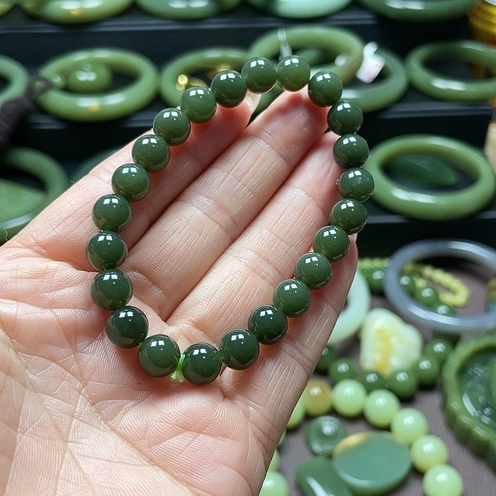 和田玉未镶嵌手链