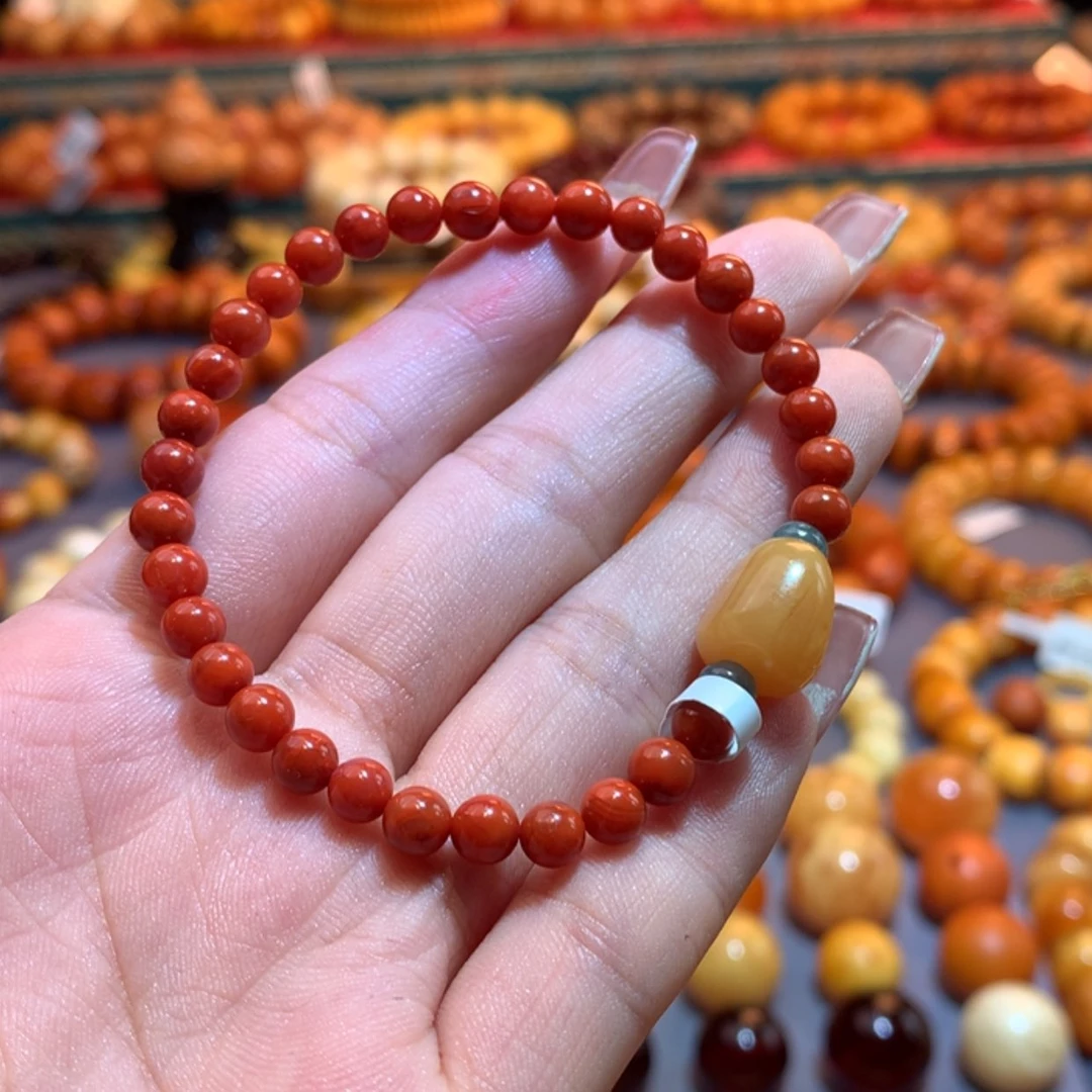 【闪购商品】手链合金南红玛瑙一**爱