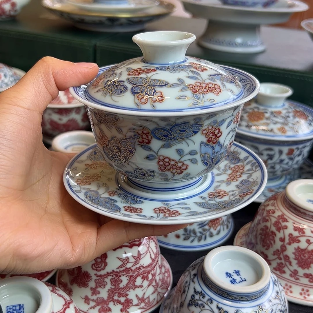 H非遗袁方华蝶恋花三才