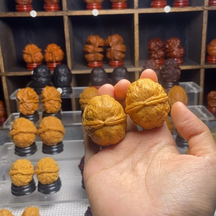 吊坠文玩核桃平头蟾38