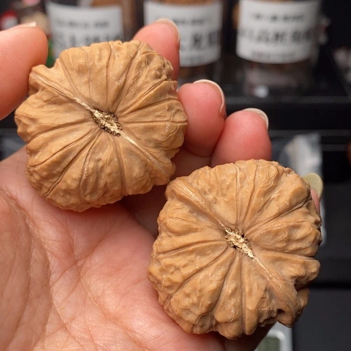 把件文玩核桃43球南瓜全品47克