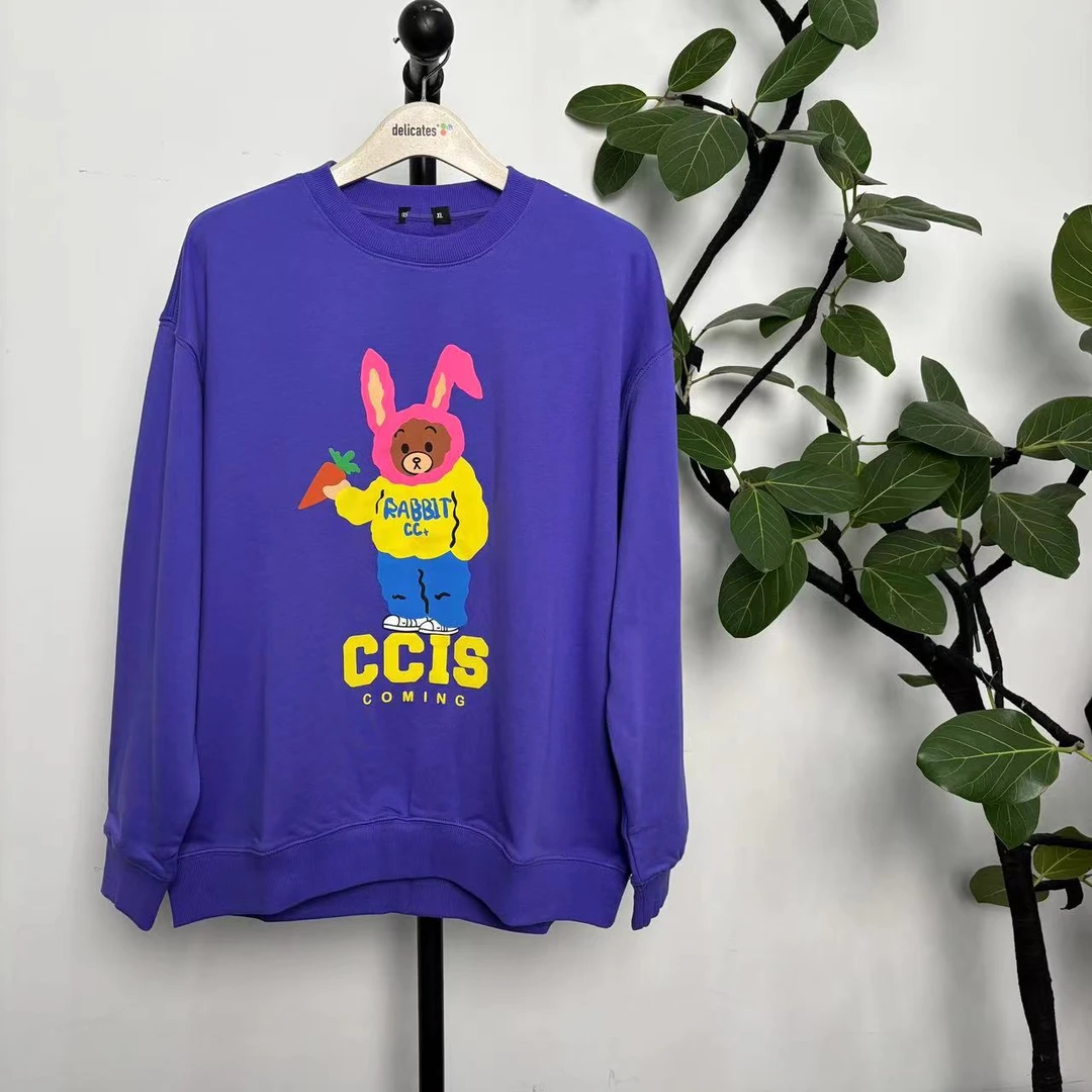 [M-15]【N】25新款潮牌男款休闲圆领长袖卫衣 T13BU