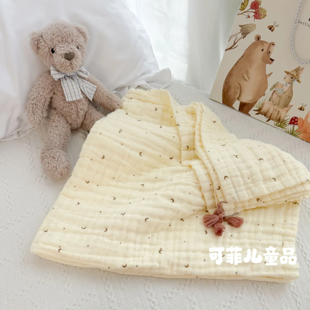 八层纯棉纱布浴巾柔软亲肤