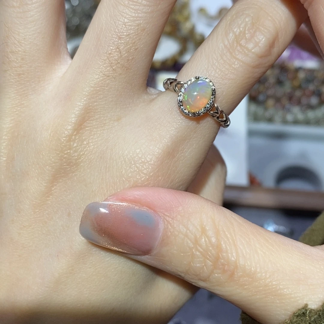 手串未镶嵌水晶欧泊