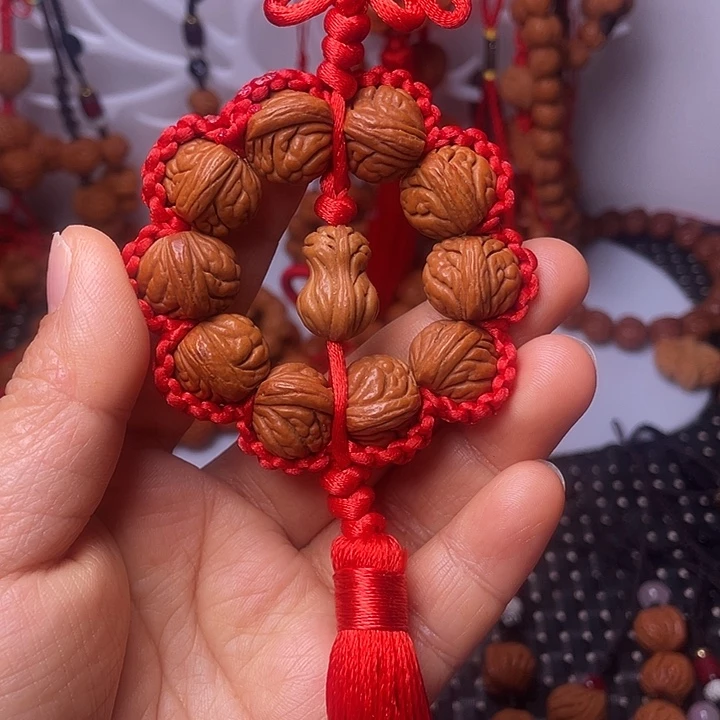 吊坠桃核龙纹桃枭