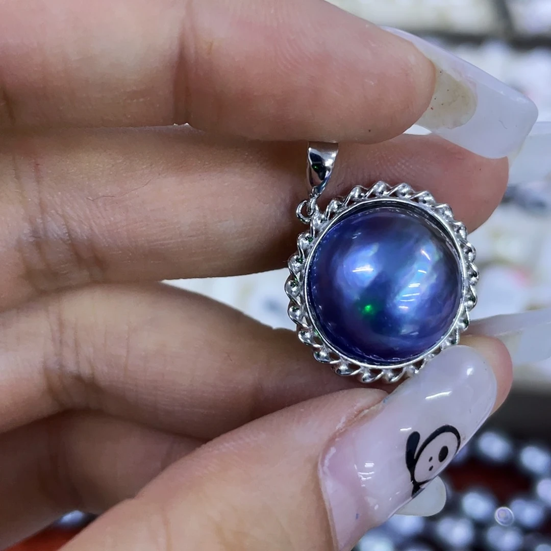 海水珍珠银S925镶嵌手绳