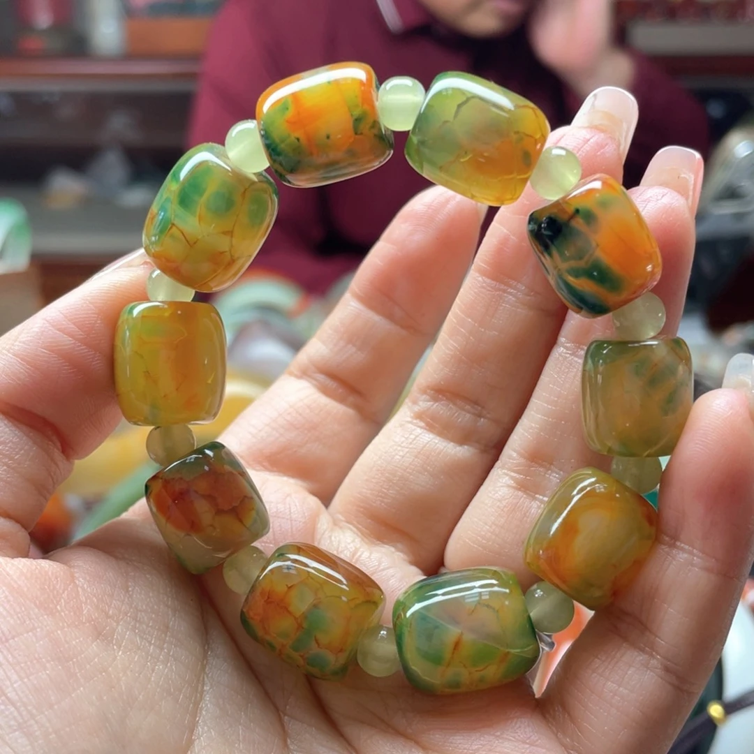 玛瑙/玉髓未镶嵌手链